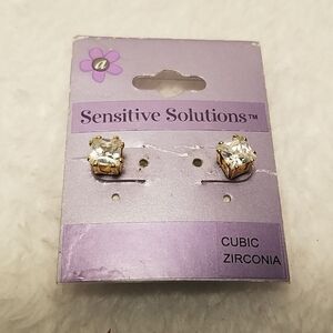 Sensitive Solutions Cubic Zirconia Earrings